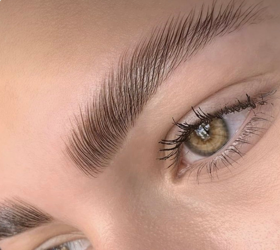 Eyebrow tinting + correction