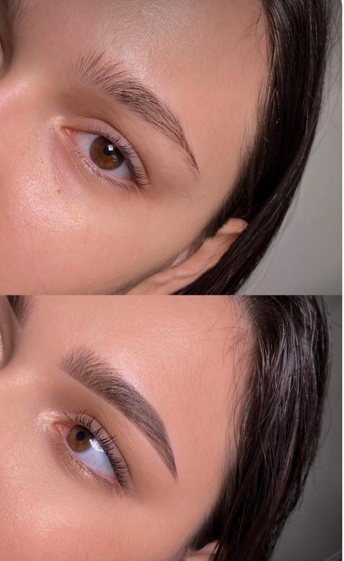 Eyebrow tinting