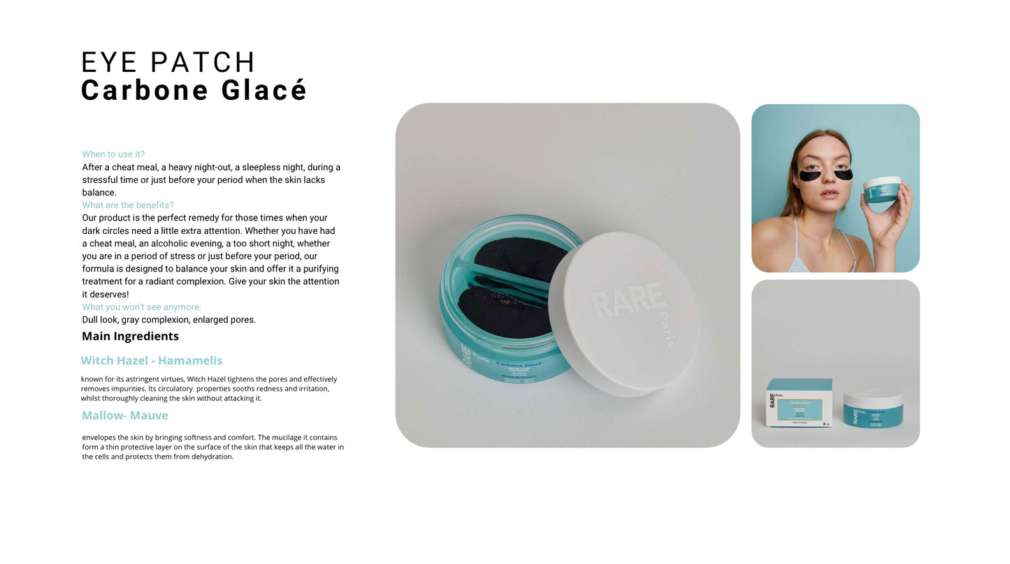 RARE Paris EYE PATCH Carbone Glacé