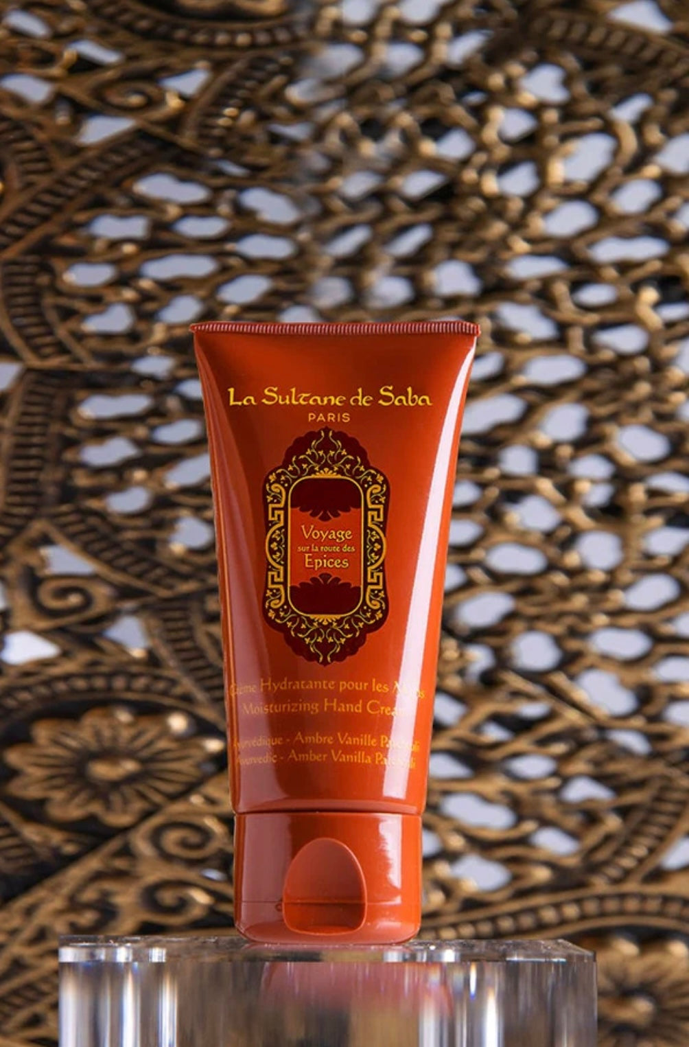 Moisturizing Hand Cream - Ayurvedic Treatment - Amber Vanilla Patchouli Journey To The Spices Route