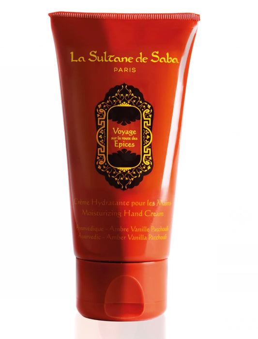 Moisturizing Hand Cream - Ayurvedic Treatment - Amber Vanilla Patchouli Journey To The Spices Route