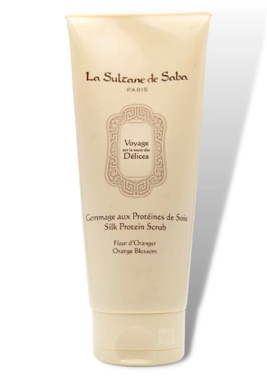 Silk protein scrub - Orange Blossom - Road of Delights