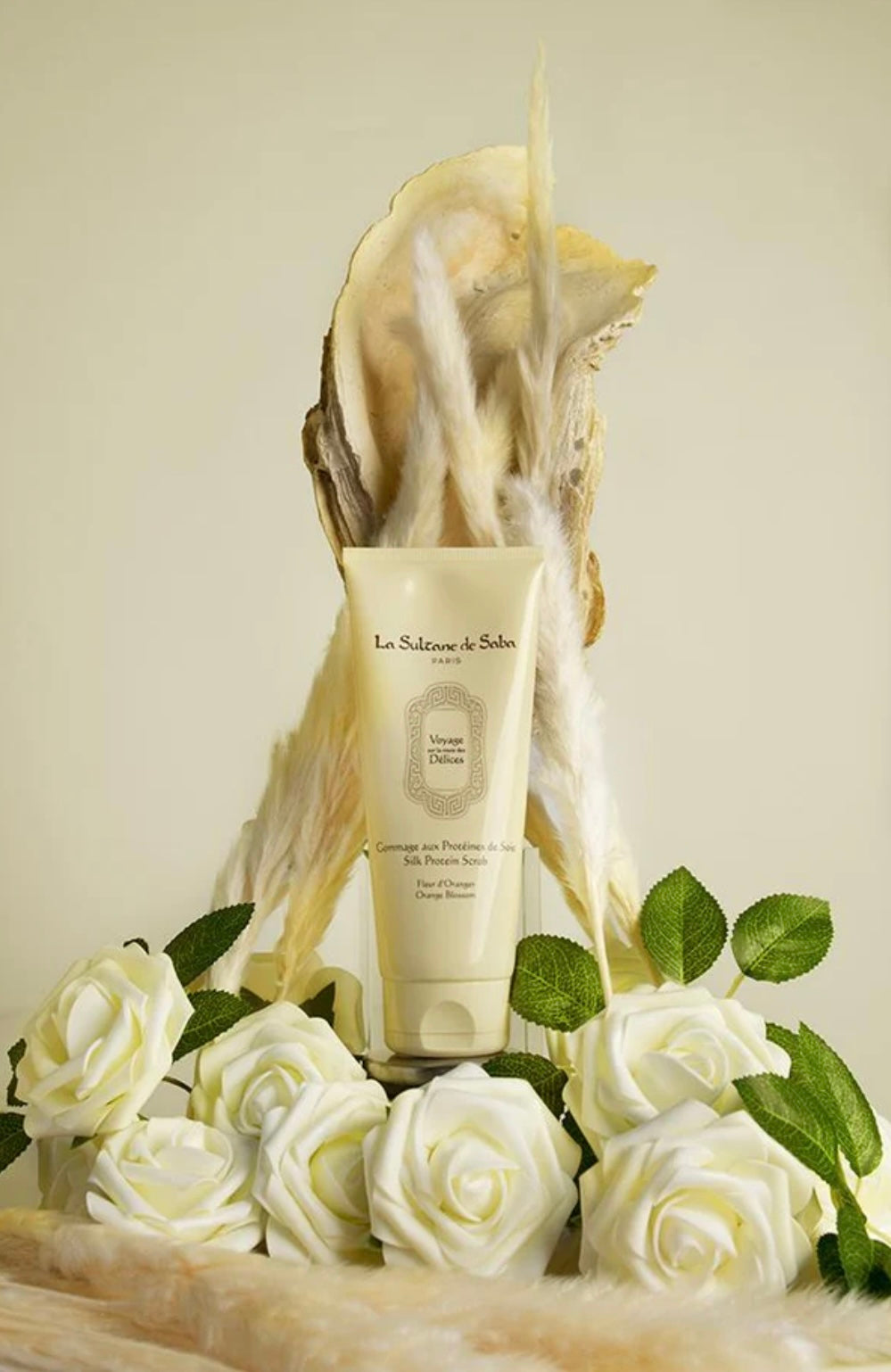 Silk protein scrub - Orange Blossom - Road of Delights