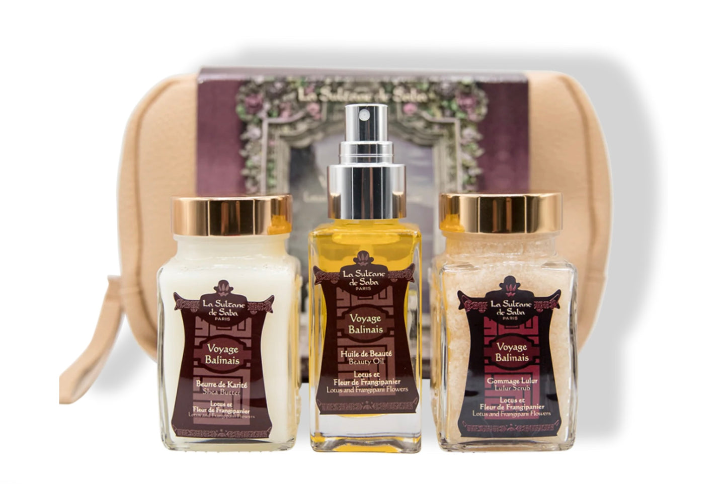 Bali Body Gift Set - Lotus and Frangipani Flowers - Journey To Bali