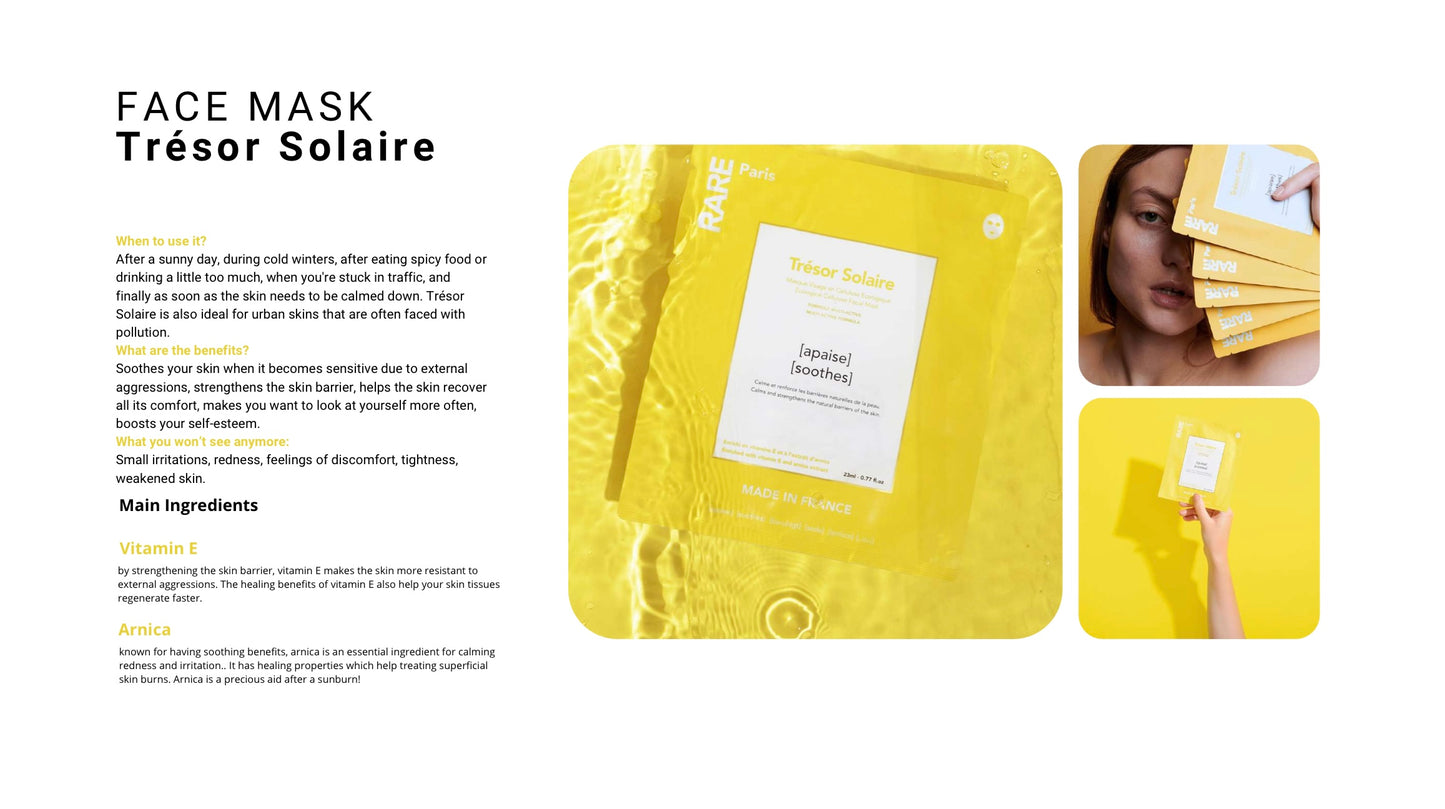 RARE Paris UNITARY FACE MASK